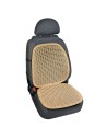 Coprisedile schienale auto estivo ventilato in legno colore naturale