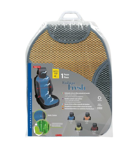 Coprisedile schienale auto universale fibra naturale di bambu