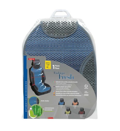 Coprisedile schienale auto universale fibra naturale di bambu Cielo