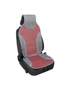Coprisedile schienale auto universale fibra naturale di bambu Bordeaux
