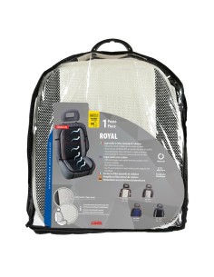 Fodera coprisedile auto universale Royal in fibra di cellulosa Color avori 2