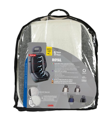 Fodera coprisedile auto universale Royal in fibra di cellulosa Color avori