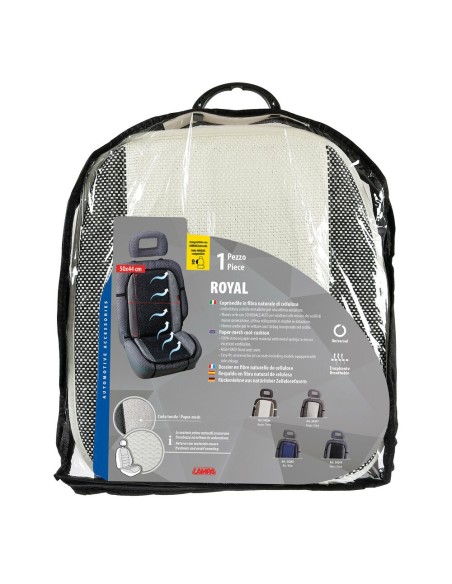 Fodera coprisedile auto universale Royal in fibra di cellulosa Color avori