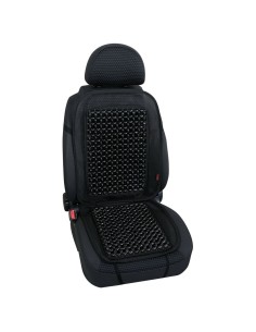 Fodera coprisedile auto universale in palline di legno Colore nero