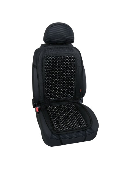 Fodera coprisedile auto universale in palline di legno Colore nero