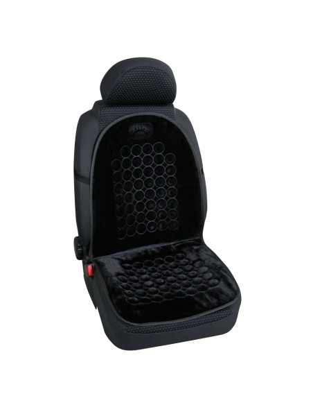 Fodera coprisedile auto universale magnetico massaggiante velluto Nero