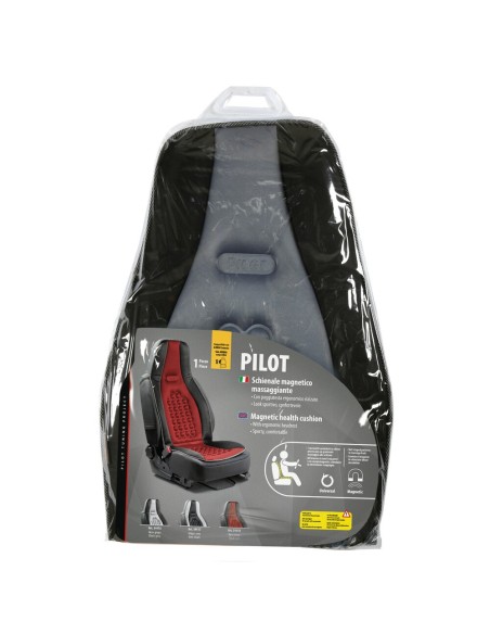 Fodera coprisedile auto universale magnetico massaggiante Nero Grigio