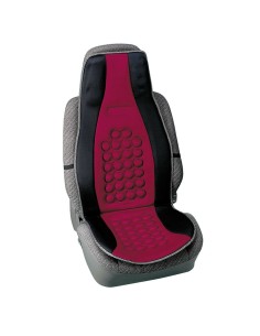 Fodera coprisedile auto universale magnetico massaggiante Nero Rosso