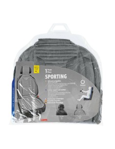 Fodera coprisedile auto universale ortopedico imbottito Colore grigio 2