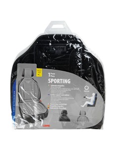 Fodera coprisedile auto universale ortopedico imbottito Colore nero 2