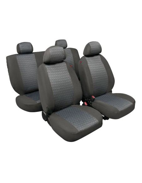Kit completo coprisedili fodere auto universali in poliestere Antracite Re
