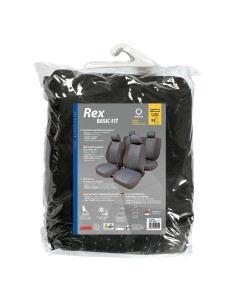 Kit completo coprisedili fodere auto universali in poliestere Antracite Re 2