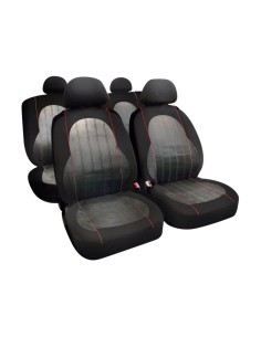 Kit completo coprisedili fodere auto universali poliestere Alissa Antracit