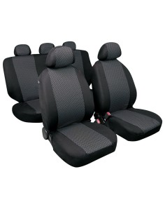 Kit completo coprisedili fodere auto universali poliestere Diago Antracite