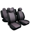 Kit completo coprisedili fodere auto universali poliestere Diago Nero