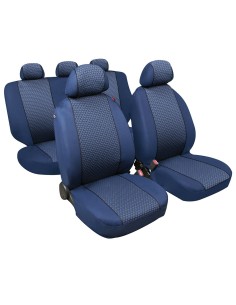 Kit completo coprisedili fodere auto universali poliestere Diago Blu