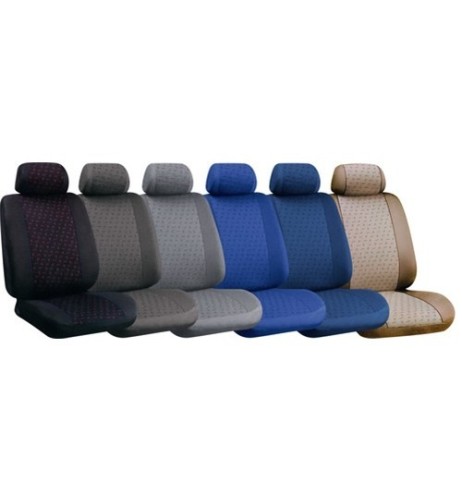 Kit completo coprisedili fodere auto universali poliestere Glamur B Beige