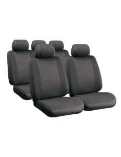 Kit completo coprisedili fodere auto universali poliestere Glamur Antracit