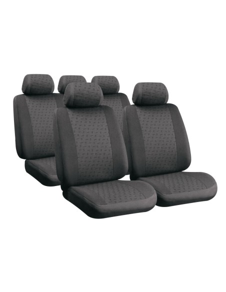 Kit completo coprisedili fodere auto universali poliestere Glamur Antracit