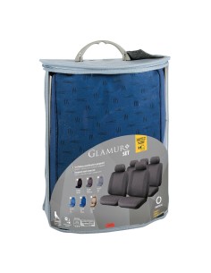 Kit completo coprisedili fodere auto universali poliestere Glamur Avio Nav 2