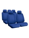 Kit completo coprisedili fodere auto universali poliestere Glamur Blu