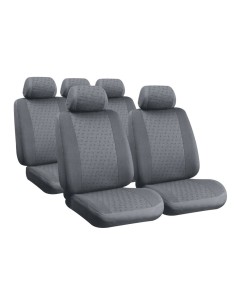 Kit completo coprisedili fodere auto universali poliestere Glamur Grigio