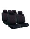 Kit completo coprisedili fodere auto universali poliestere Glamur Nero