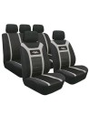 Kit completo coprisedili fodere auto universali poliestere High Gear Grigi