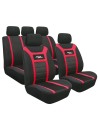 Kit completo coprisedili fodere auto universali poliestere High Gear Rosso