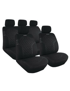 Kit completo coprisedili fodere auto universali poliestere Kupra Nero