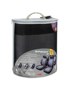 Kit completo coprisedili fodere auto universali poliestere Sprint Antracit 2