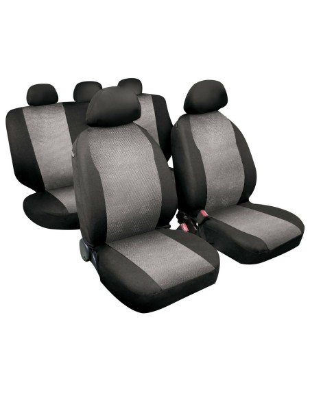 Kit completo coprisedili fodere auto universali poliestere Sprint Grigio