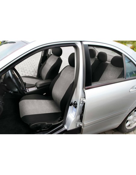 Kit completo coprisedili fodere auto universali poliestere Sprint Grigio