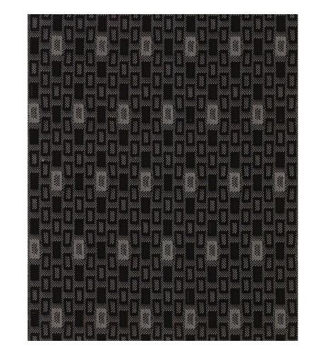 Kit completo coprisedili fodere auto universali poliestere Square Antracit