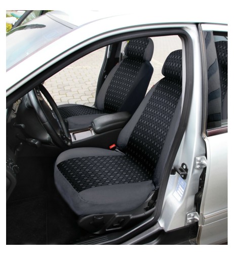 Kit completo coprisedili fodere auto universali poliestere Square Antracit