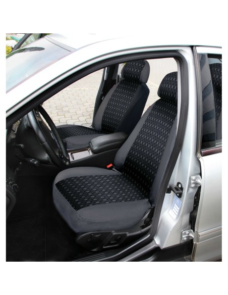 Kit completo coprisedili fodere auto universali poliestere Square Antracit