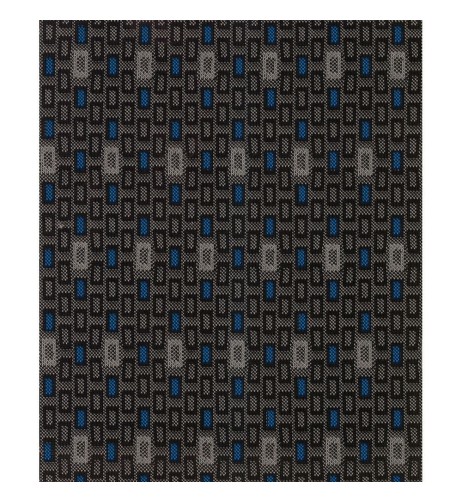 Kit completo coprisedili fodere auto universali poliestere Square Blu