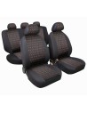 Kit completo coprisedili fodere auto universali poliestere Square Rosso