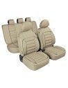 Set completo coprisedili fodere imbottiti De Luxe Sport Edition BEIGE