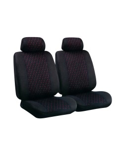Set coprisedili fodere anteriori auto universali jacquard Glamur Nero