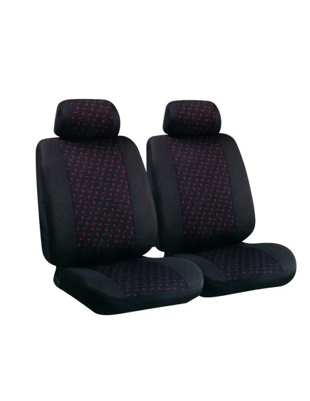 Set coprisedili fodere anteriori auto universali jacquard Glamur Nero