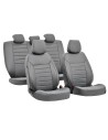 Set fodere coordinate universali auto in similpelle grigio