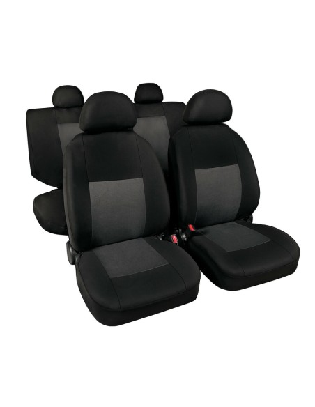 Set fodere coprisedili universali auto Classic grigio nero