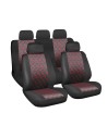 Set fodere coprisedili universali auto Free Nero Rosso