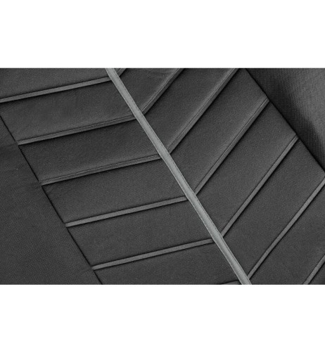 Set fodere coprisedili universali auto Rapid Nero Grigio