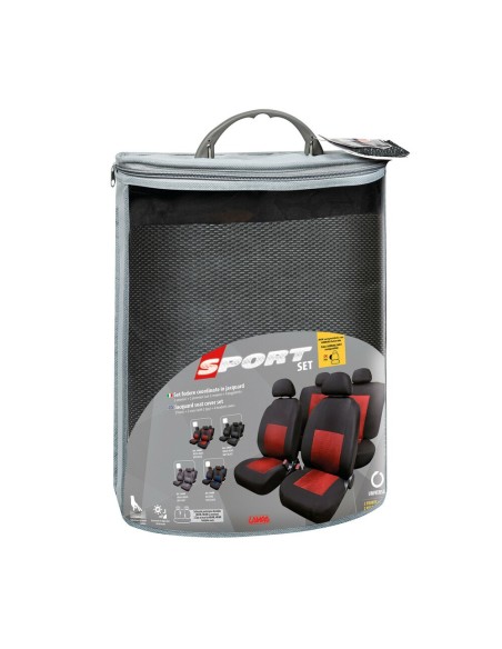 Set fodere coprisedili universali auto Sport grigio