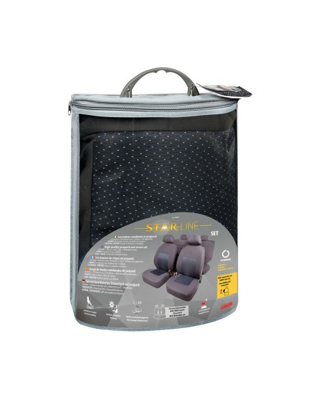 Set fodere coprisedili universali auto Starline antracite