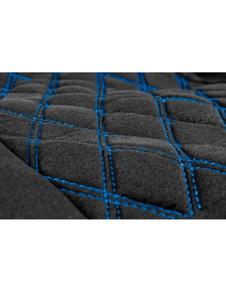 Set fodere coprisedili universali imbottiti auto Hive Nero Blu