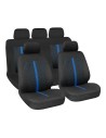 Set fodere coprisedili universali imbottiti auto Stinger Nero Blu