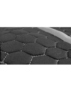 Set fodere coprisedili universali imbottiti auto Stinger Nero Grigio 2